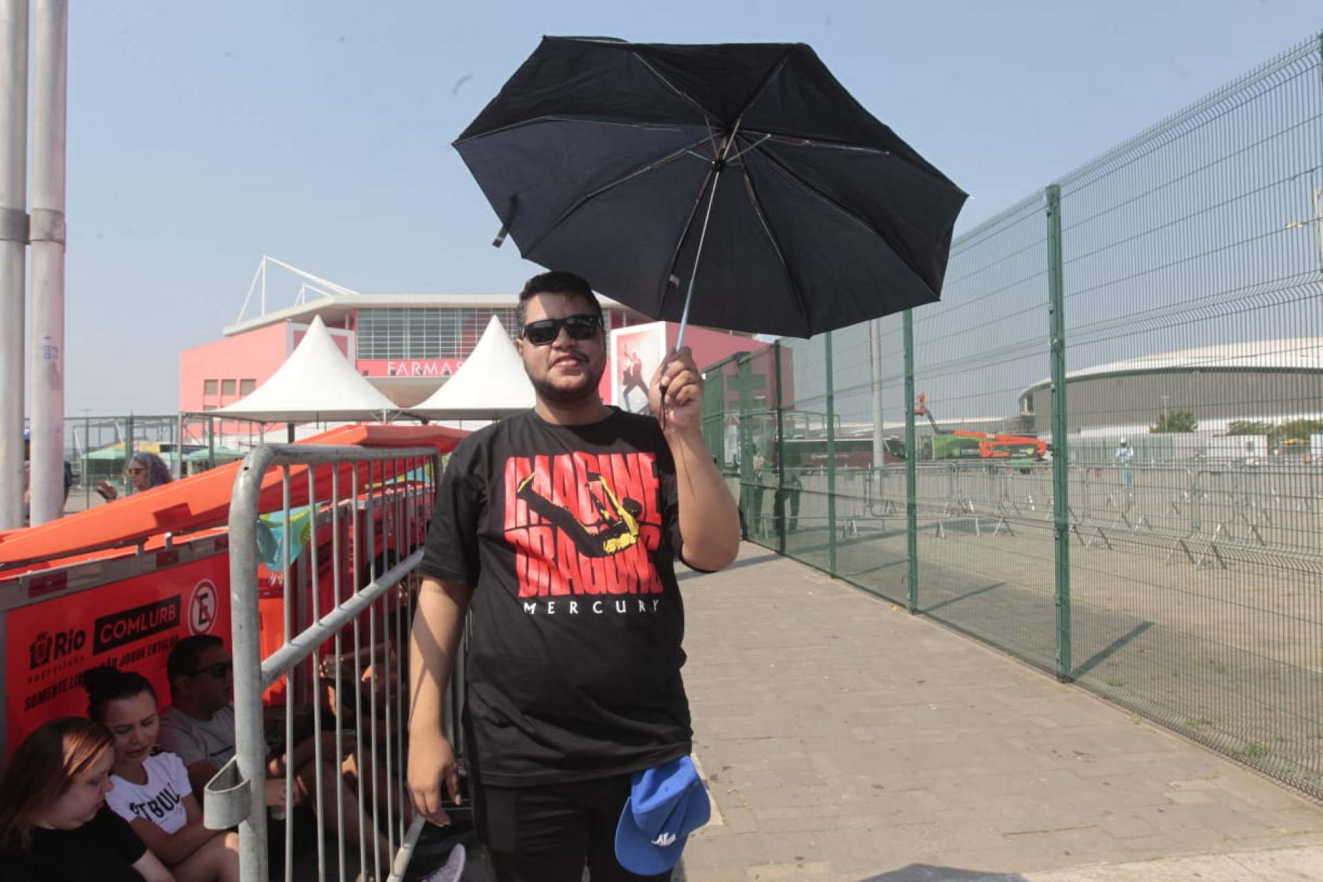 Fábio Ribeiro é fã de Imagine Dragons - Reginaldo Pimenta / Agência O Dia