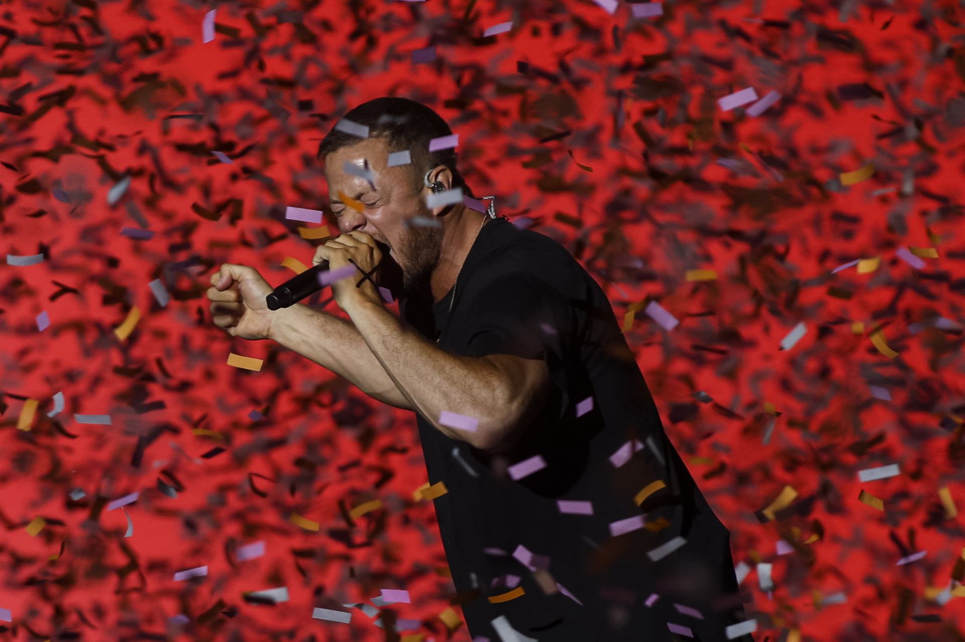 Imagine Dragons entregou um show envolvente no Rock in Rio - Renan Areias / Ag&ecirc;ncia O Dia