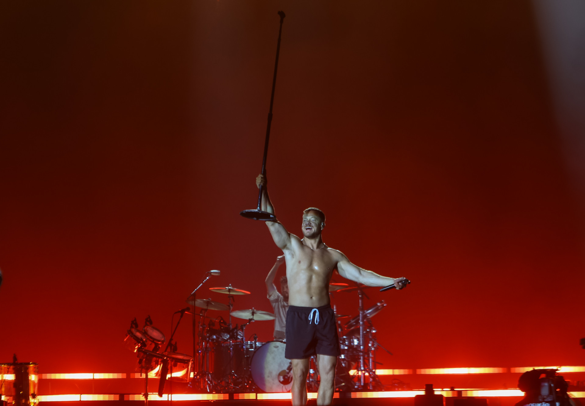 Imagine Dragons entregou um show envolvente no Rock in Rio - Renan Areias / Ag&ecirc;ncia O Dia