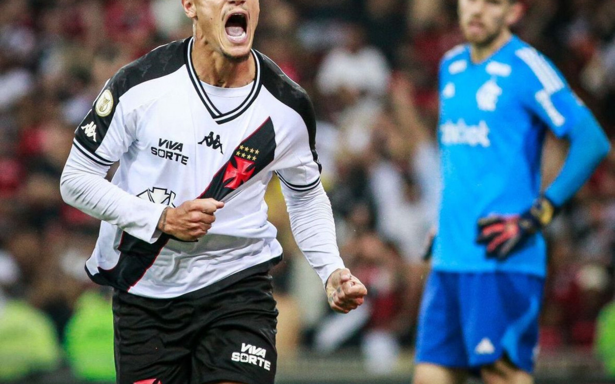 Philippe Coutinho, do Vasco, vibra após marcar no clássico com o Flamengo - Matheus Lima | Vasco da Gama