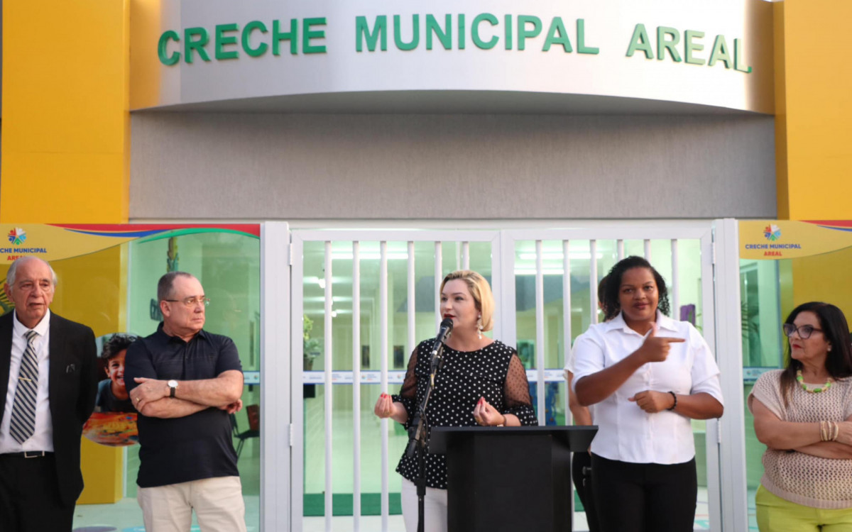 Inauguração Creche Municipal do Areal
