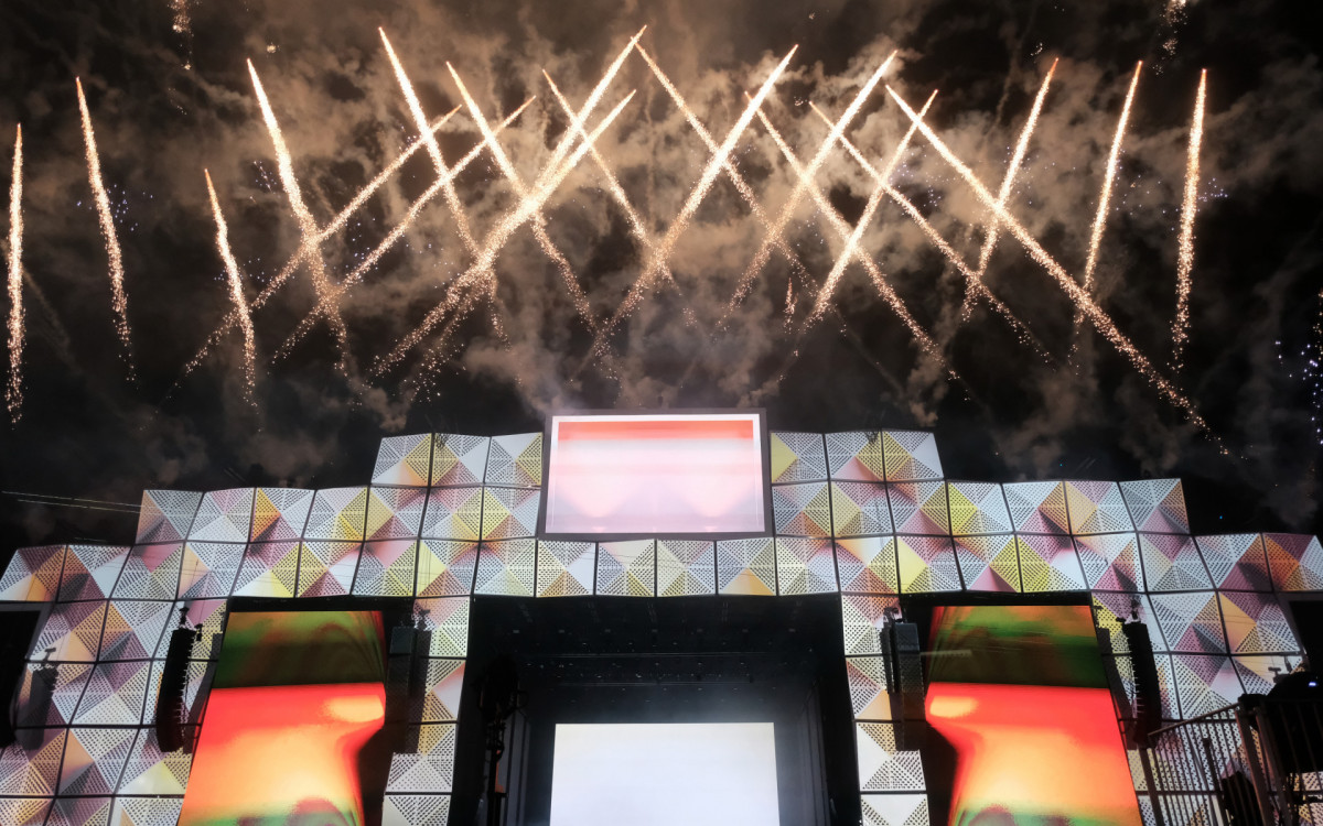 Rock in Rio 2024 - Show da Banda Avenged Sevenfold no Palco Mundo, encerrando a noite do primeiro domingo de festival.