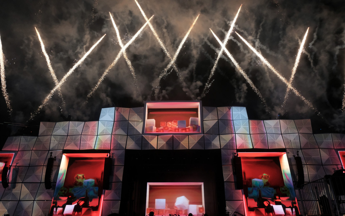 Rock in Rio 2024 - Show da Banda Avenged Sevenfold no Palco Mundo, encerrando a noite do primeiro domingo de festival.