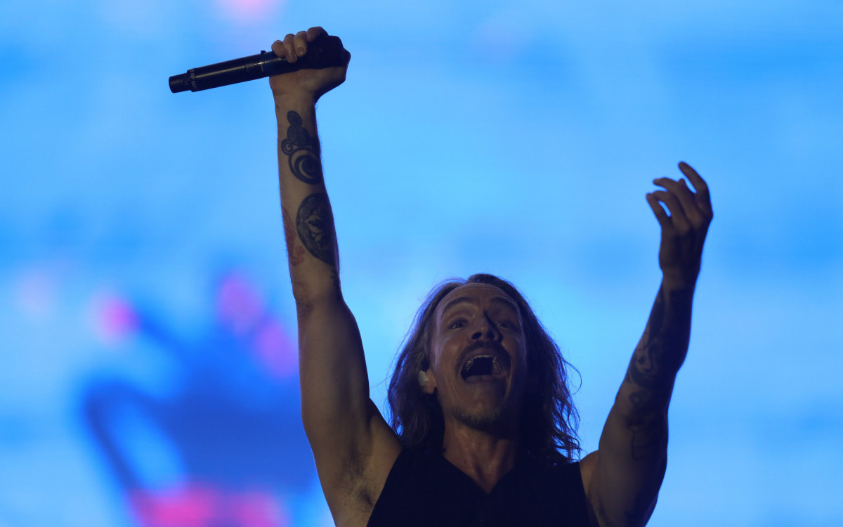 Rock in Rio 2024 - Banda Incubus no palco Sunset, neste domingo (15).