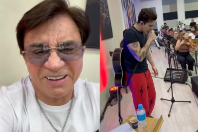 Chitãozinho mostra bastidores do ensaio de Luan Santana para o Rock in Rio 