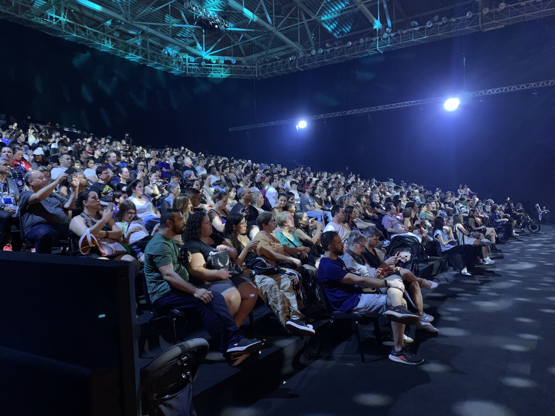 Arena Carioca 2 foi transformada em um teatro - Manuella Viégas / Agência O Dia