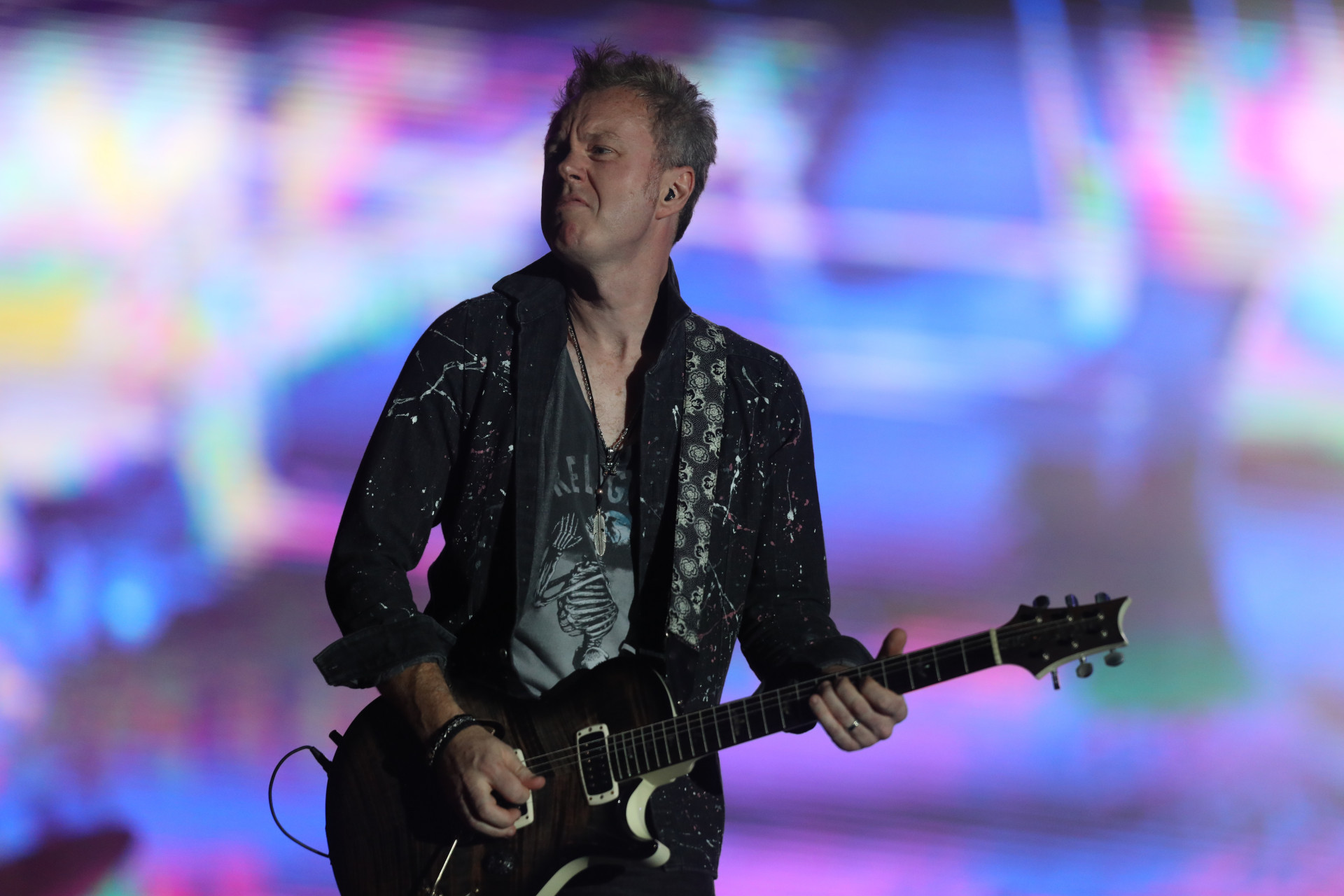 Banda Deep Purple no Palco Sunset, se apresentando no terceiro dia de Rock in Rio - Pedro Teixeira/Agência O Dia