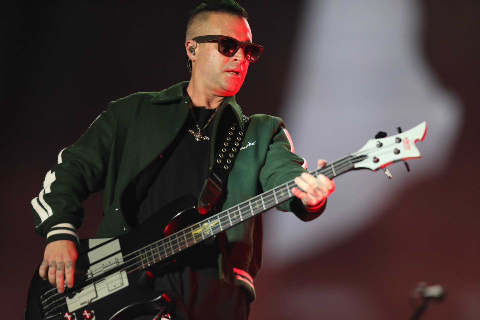 Show da Banda Avenged Sevenfold no Palco Mundo, encerrando a noite do primeiro domingo de festival - Pedro Teixeira/Agência O Dia