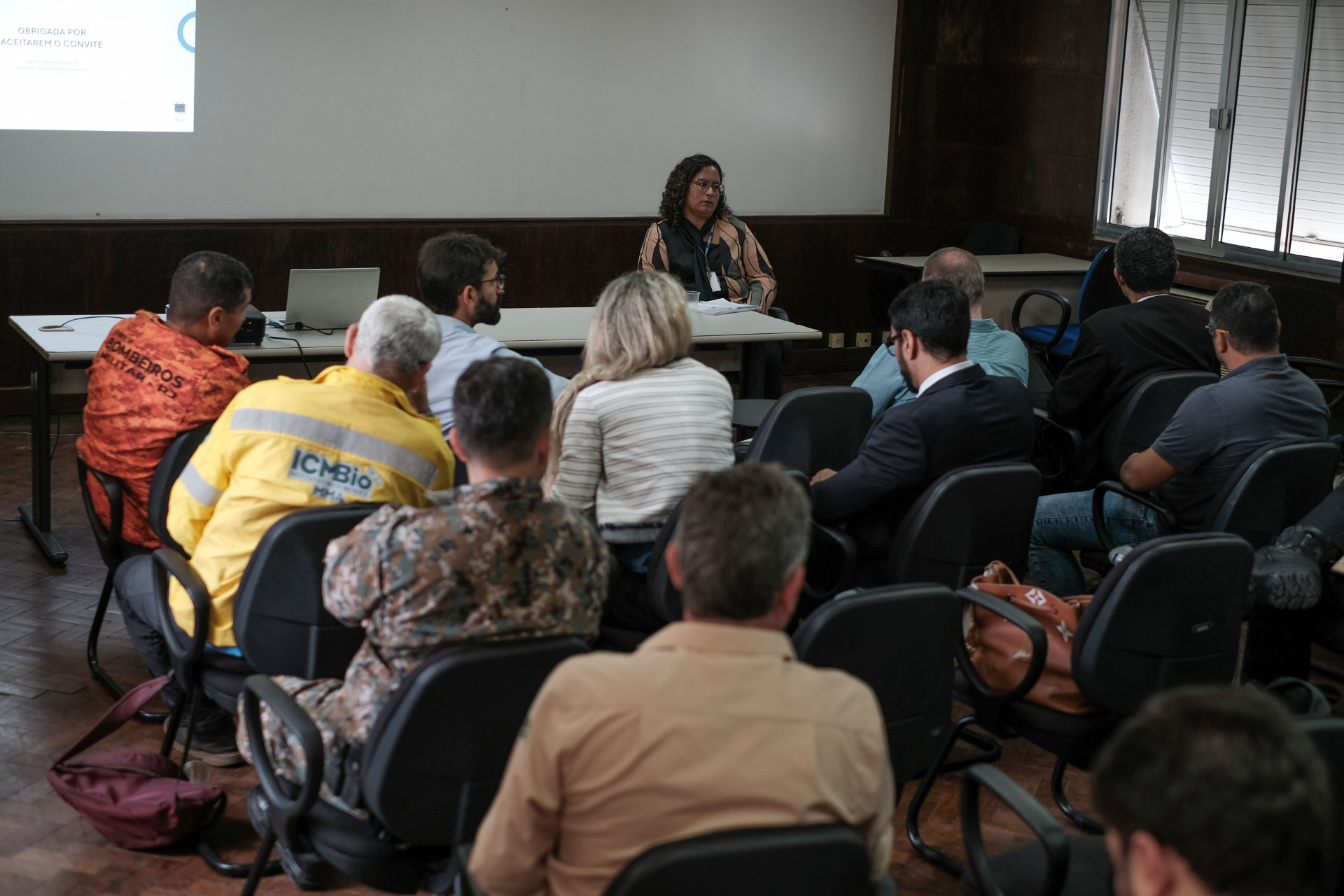 &Oacute;rg&atilde;os federais e estaduais se reuniram na sede do Ibama para debater os inc&ecirc;ndios florestais - Pedro Ivo/Ag&ecirc;ncia O Dia