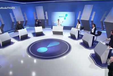 Debate 'RedeTV!/UOL' tem bate-boca entre Marçal e Ricardo Nunes