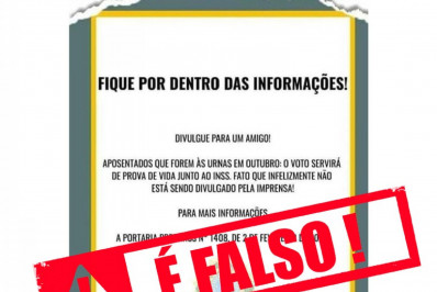 Comprovante de votação ainda não vale como prova de vida para o INSS