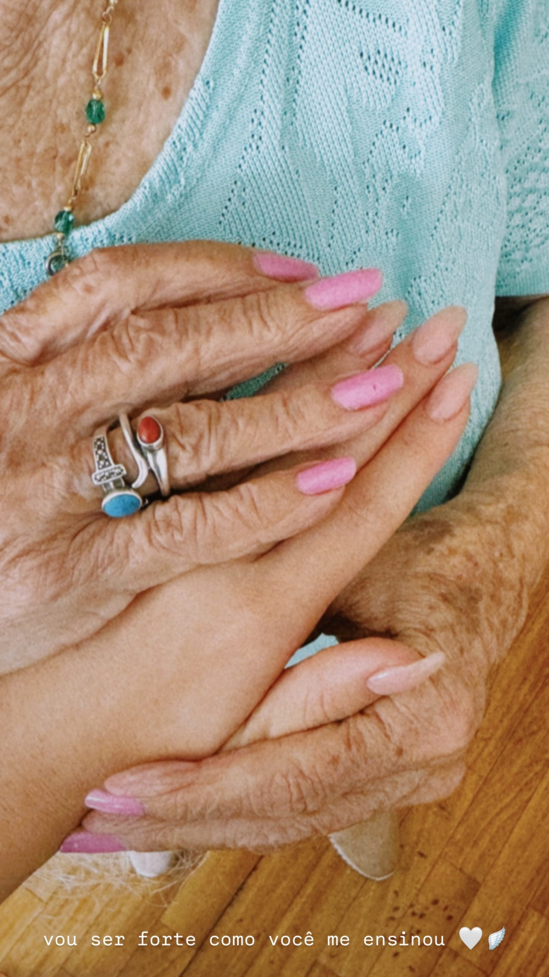 Jade Picon lamenta a morte da avó - Reprodução / Instagram