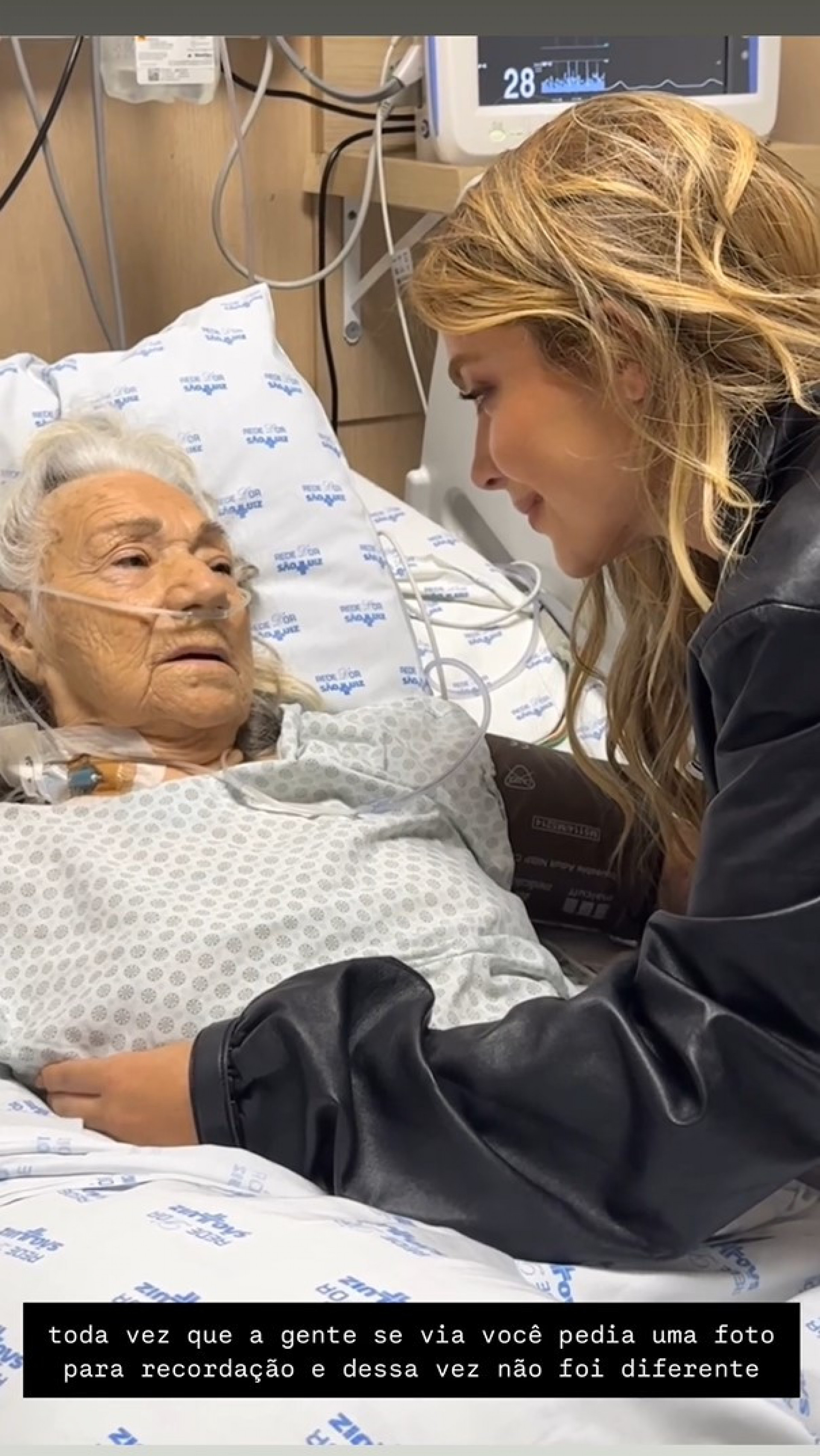 Jade Picon lamenta a morte da avó - Reprodução / Instagram