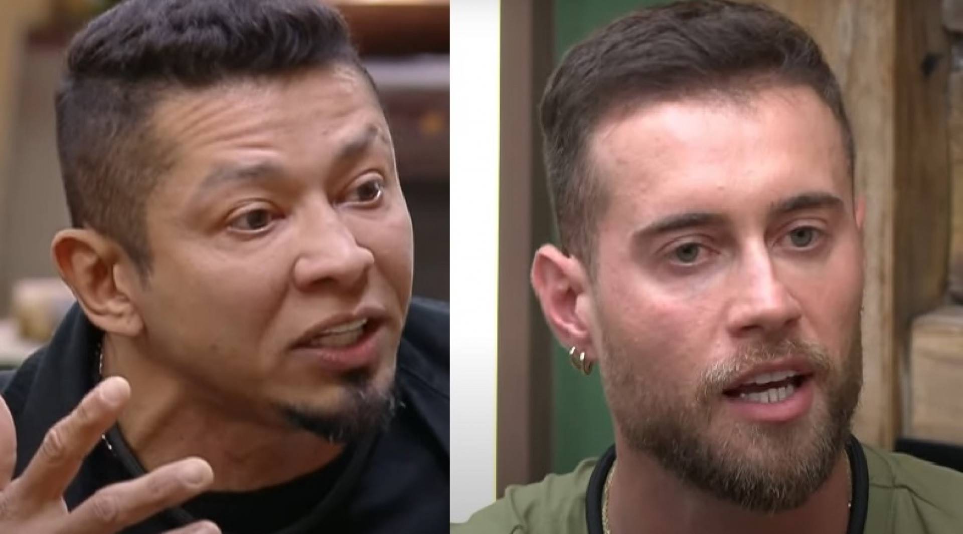 Gilson Oliveira e Yuri Bonotto protagonizam barraco em 'A Fazenda 16' - Reprodução de vídeo / Record