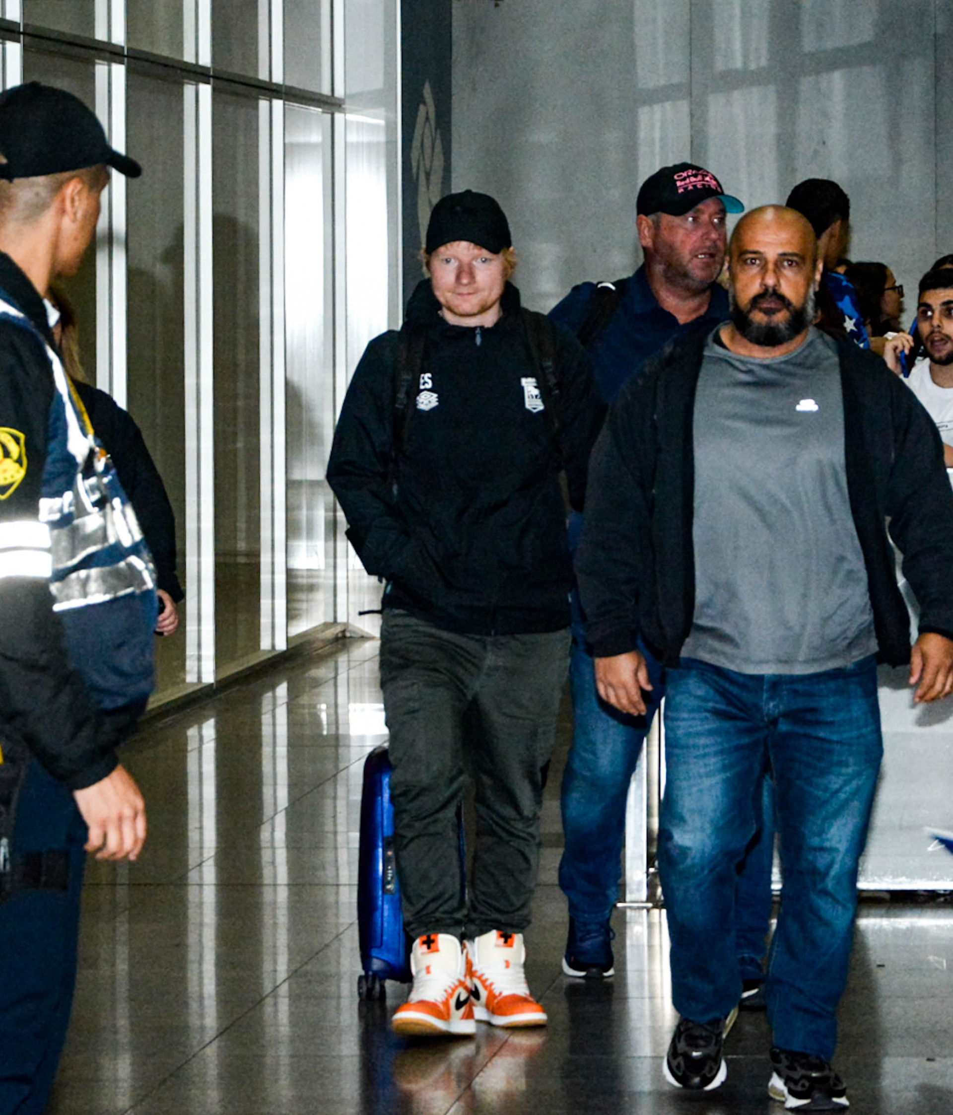 Ed Sheeran, uma das atrações do Rock in Rio, desembarca no Brasil - Webert Belicio/ Agnews