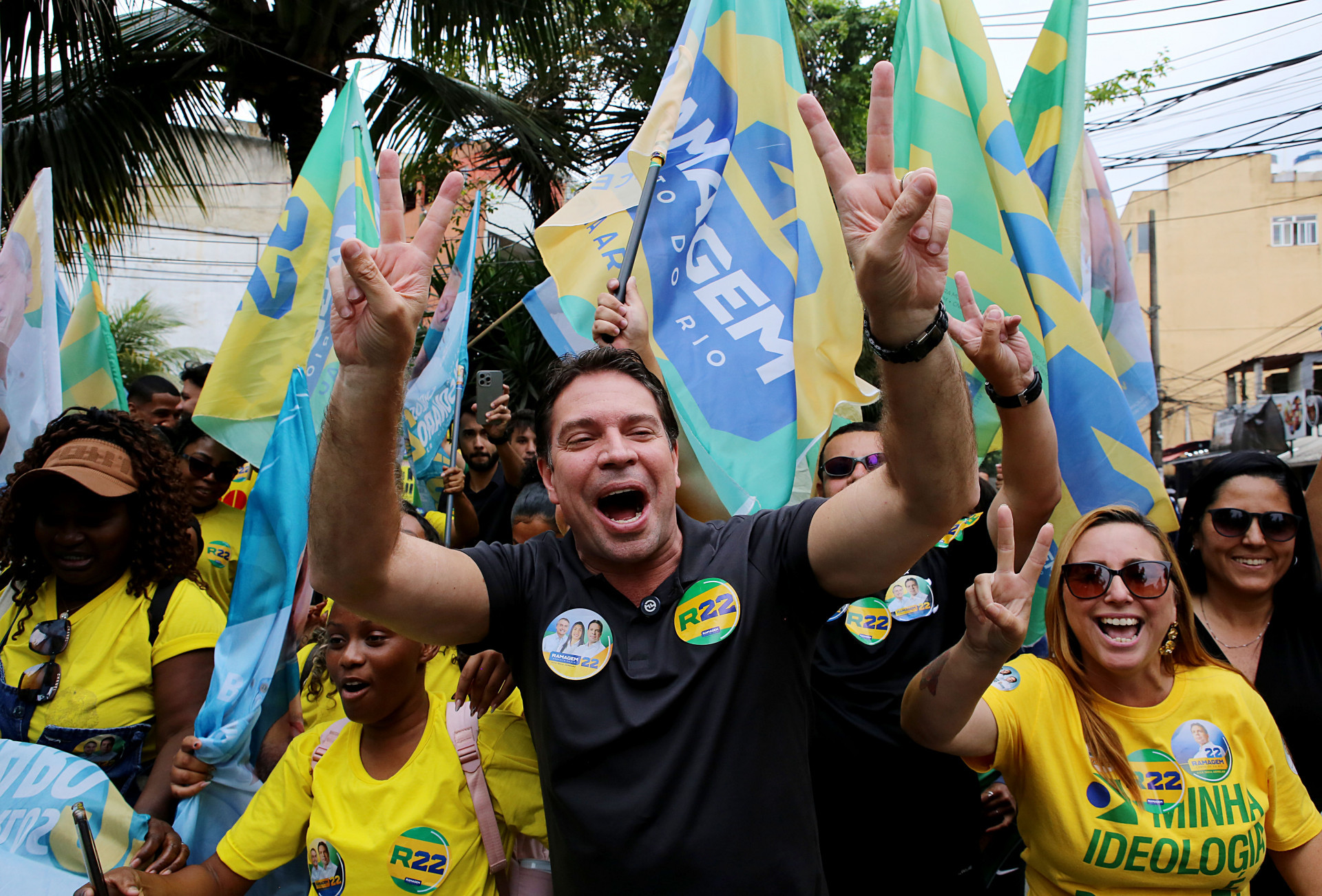 No Terreirão, Ramagem promete solução para déficit habitacional do Rio com construção de 20 mil residências
 - Divulgação
