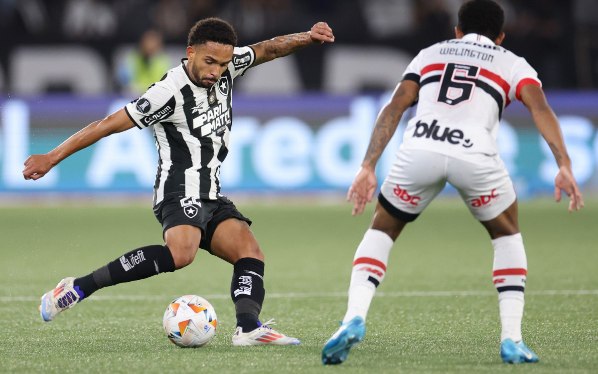 Vitinho criou três grandes chances de gol no duelo com o São Paulo - Vítor Silva / Botafogo