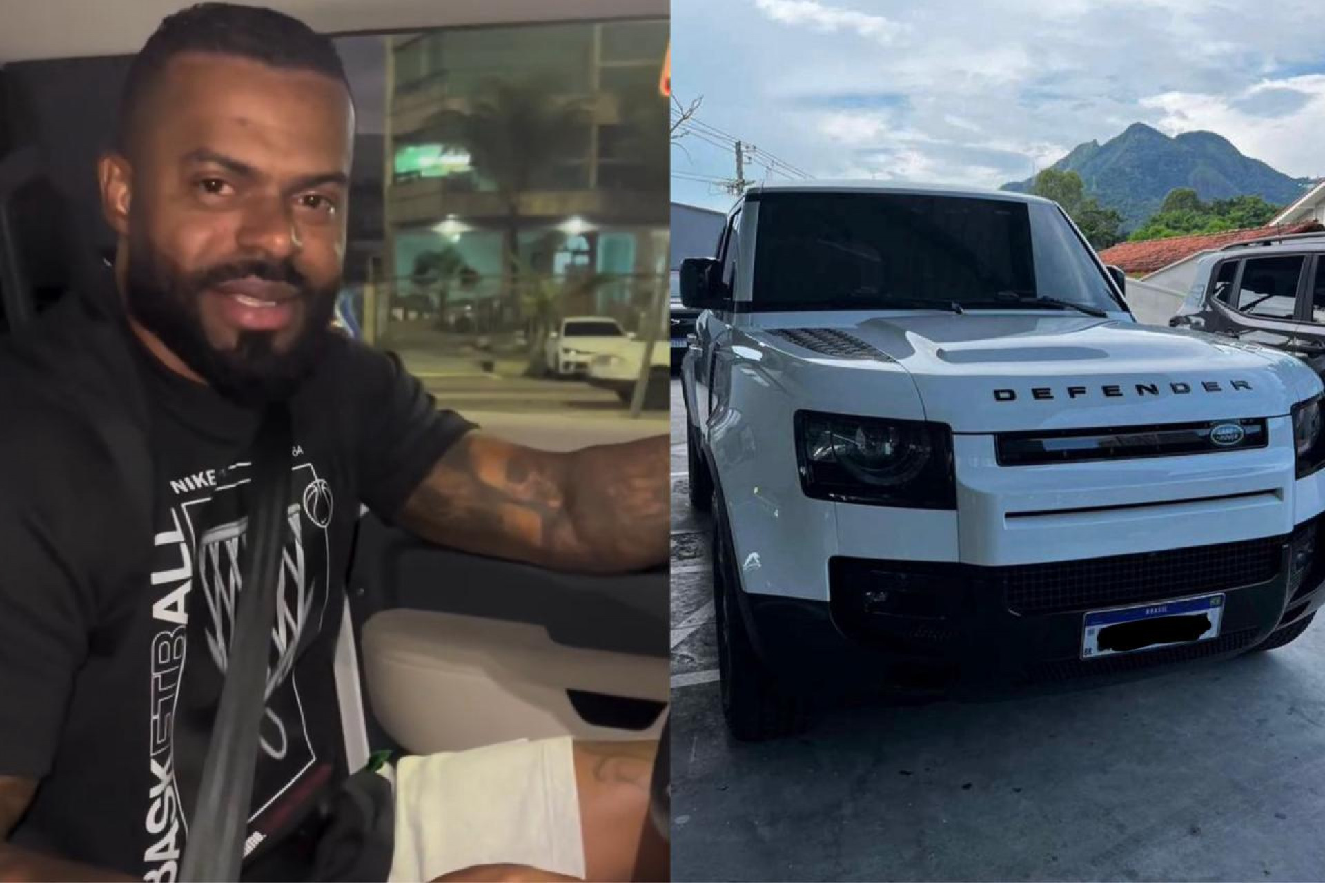 Cantor Príncipe tem sua Land Rover Defender 2025 avaliada em mais de R$ 700 mil roubada no Rio de Janeiro - Foto: Reprodução