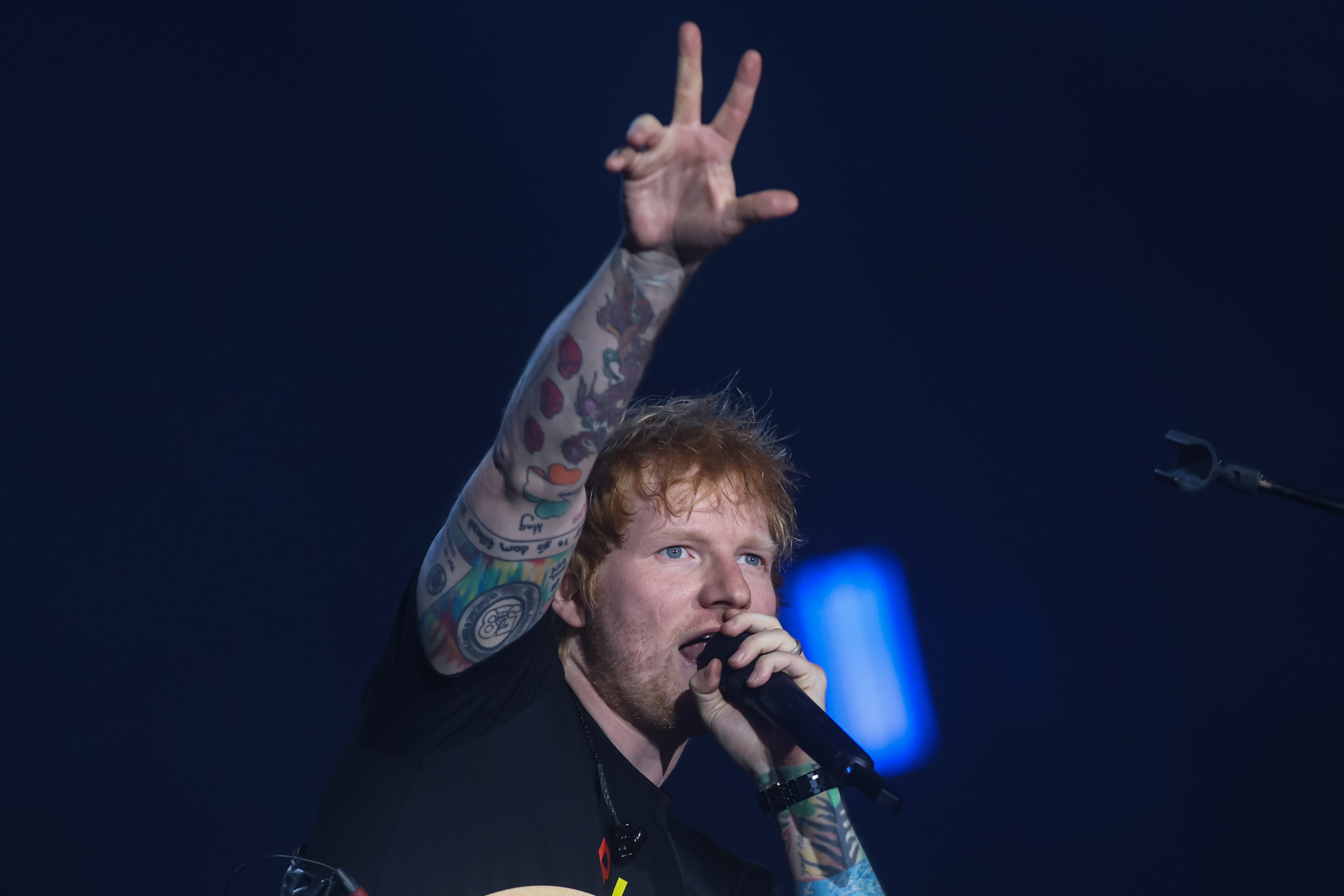 Ed Sheeran se apresenta no Palco Mundo do Rock in Rio - Renan Areias/Agência O Dia