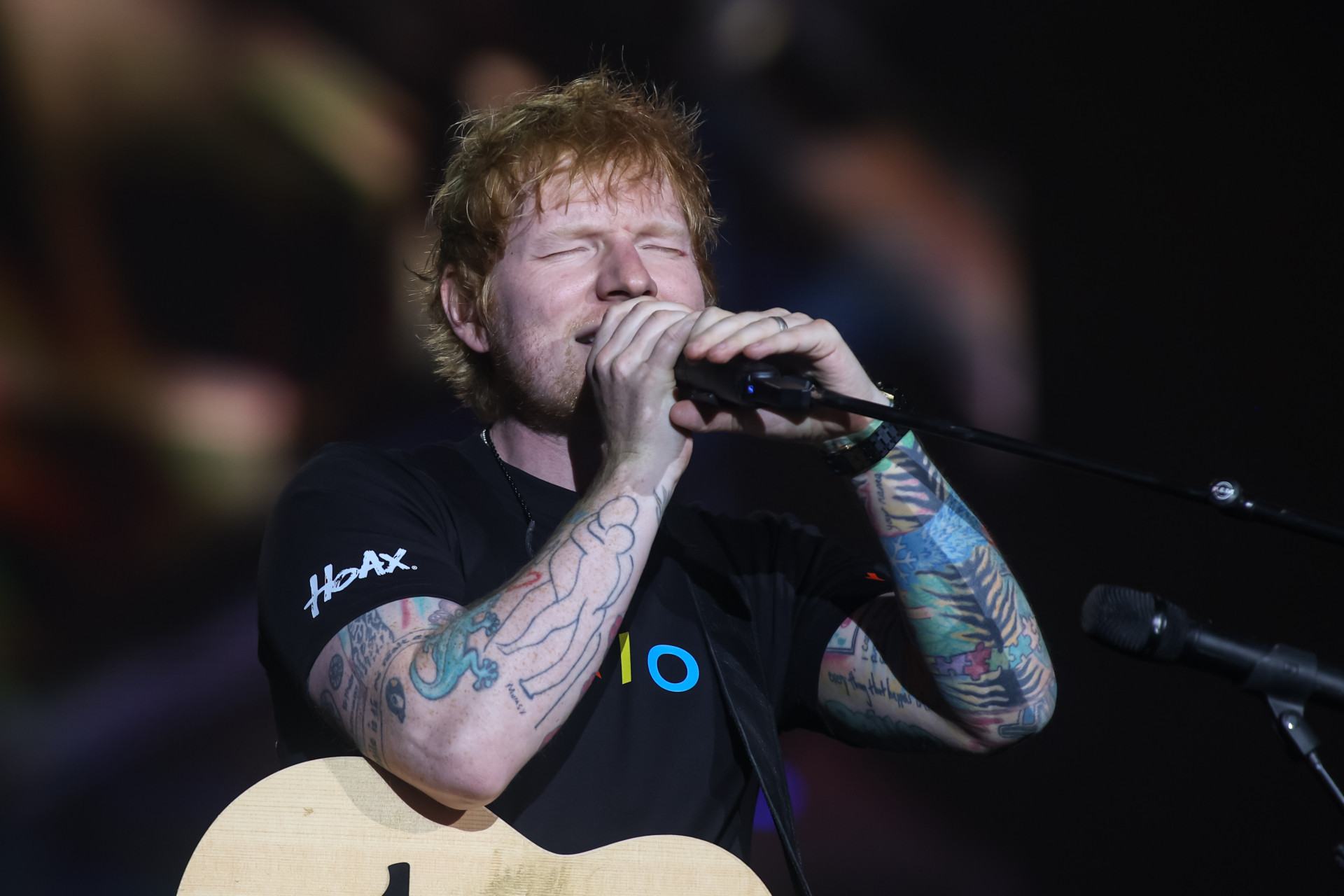 Ed Sheeran se apresenta no Palco Mundo do Rock in Rio - Renan Areias/Agência O Dia