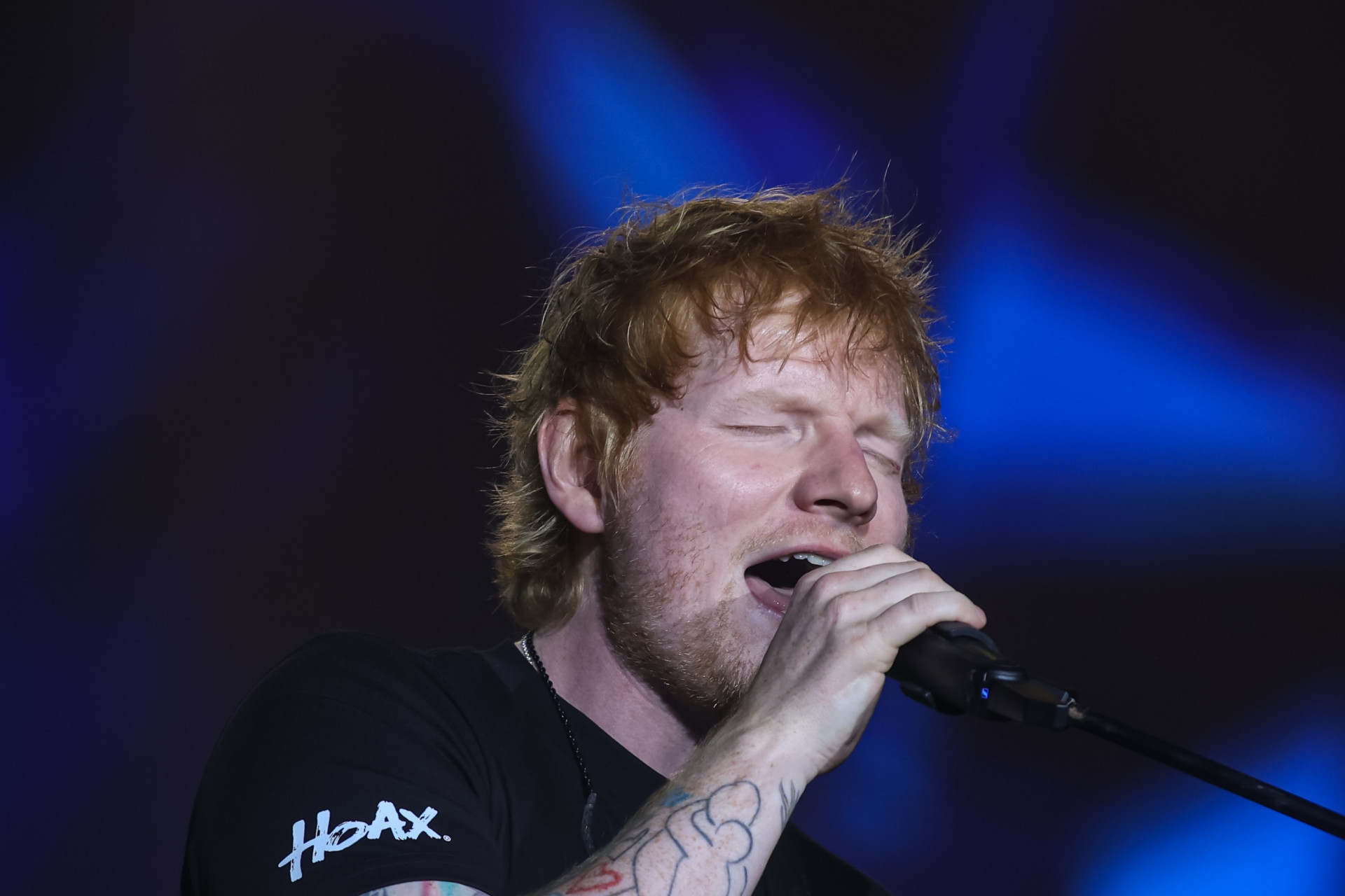 Ed Sheeran se apresenta no Palco Mundo do Rock in Rio - Renan Areias/Agência O Dia