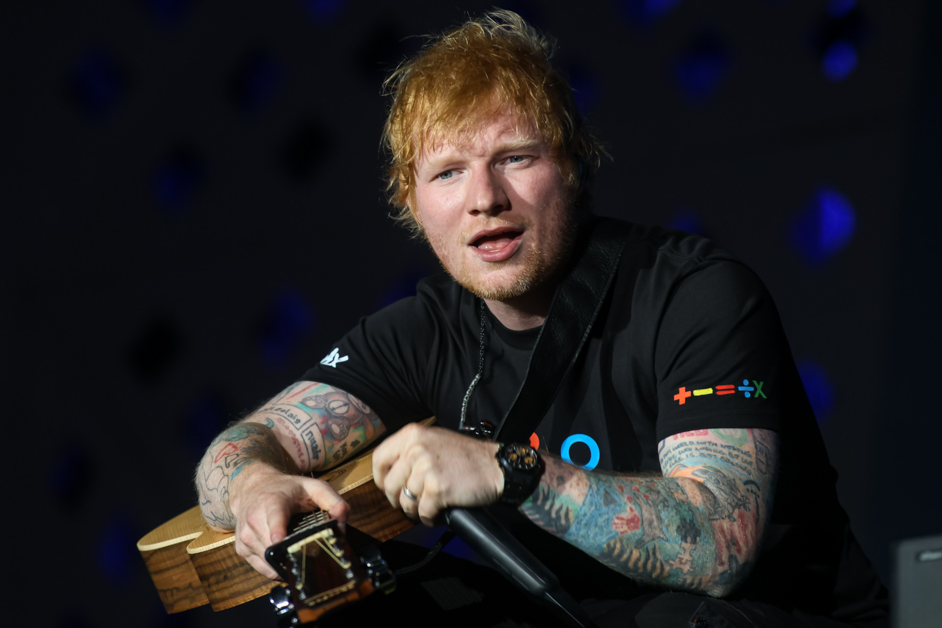Ed Sheeran se apresenta no Palco Mundo do Rock in Rio - Renan Areias/Agência O Dia