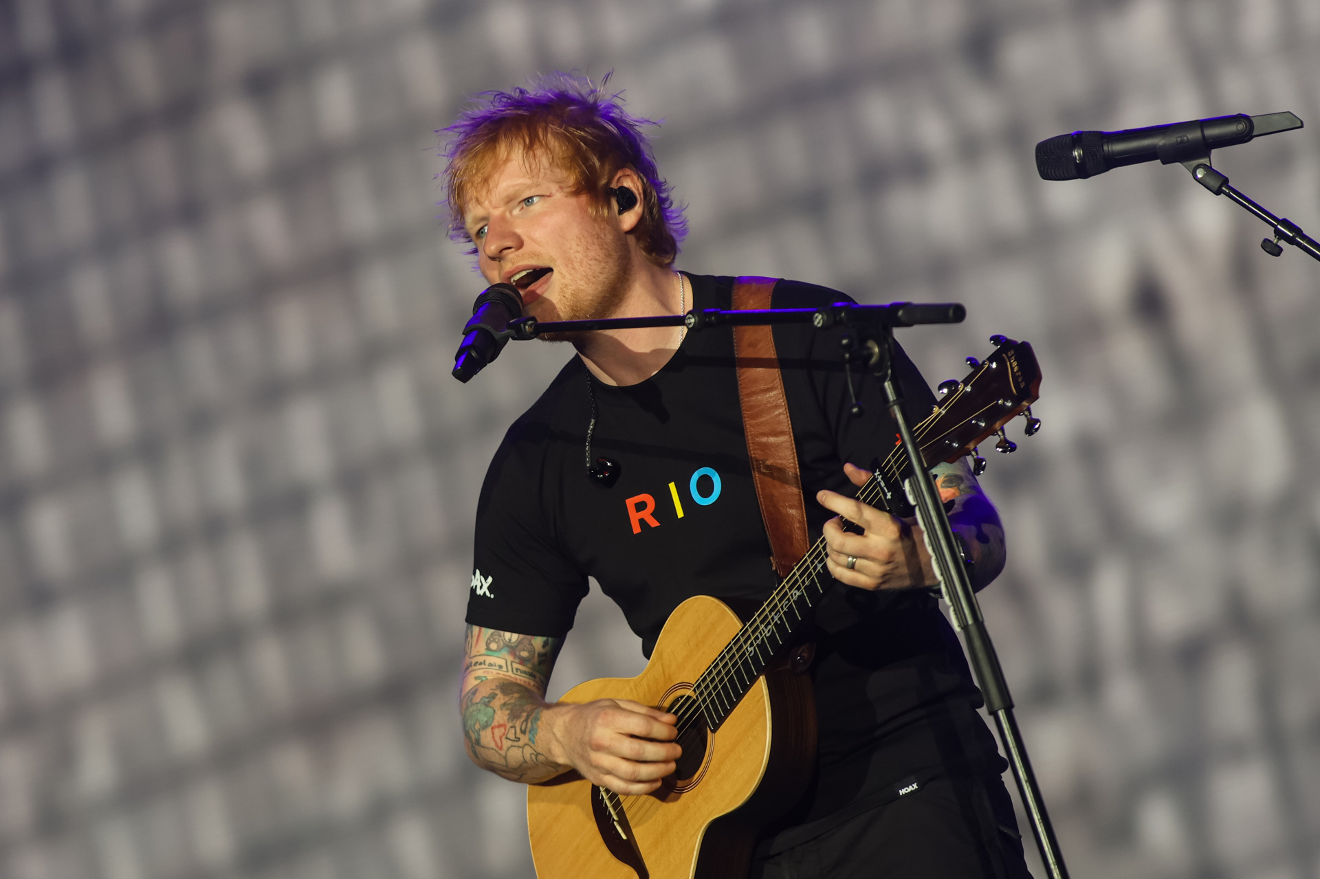 Ed Sheeran se apresenta no Palco Mundo do Rock in Rio - Renan Areias/Agência O Dia