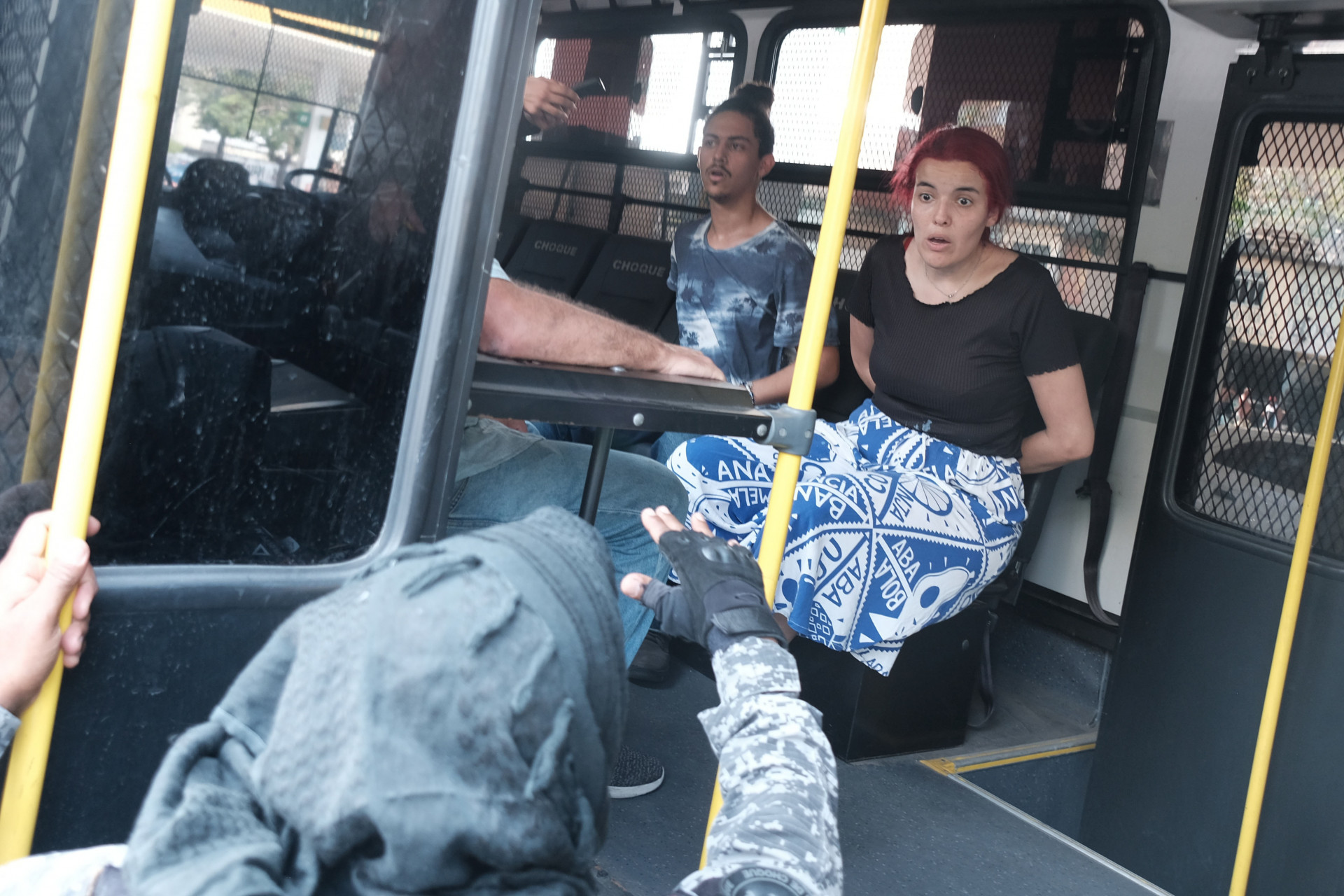 Estudantes foram detidos durante desocupação da Uerj - Pedro Ivo/Agência O Dia