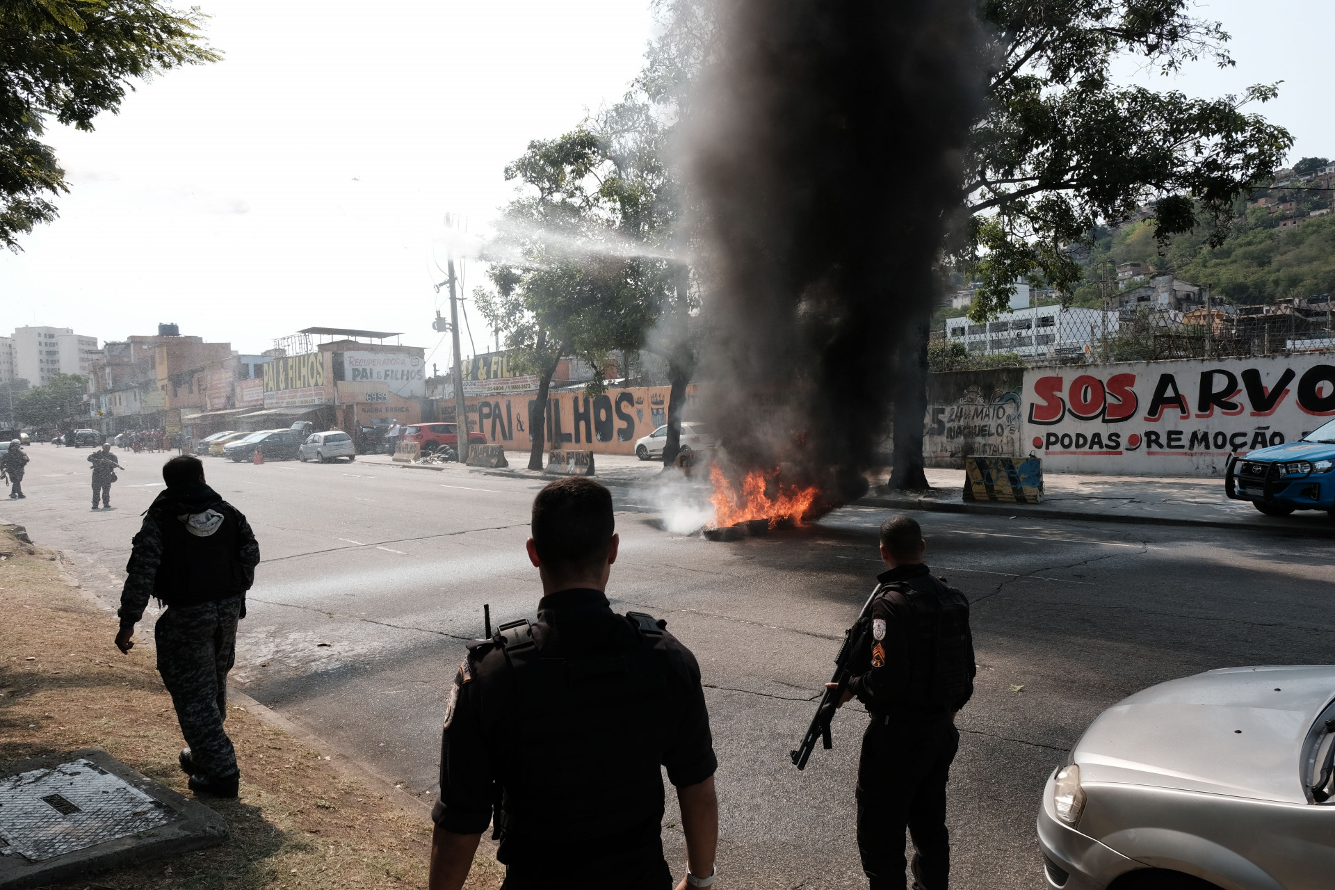 Desocupação da Uerj gerou protesto nesta sexta-feira (20) - Pedro Ivo/Agência O Dia