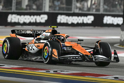 Norris, da McLaren, lidera o segundo treino livre do GP de Singapura