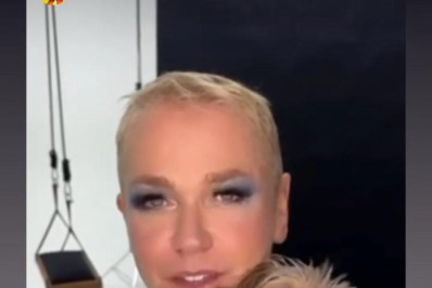 Xuxa grava vídeo para Cyndi Lauper