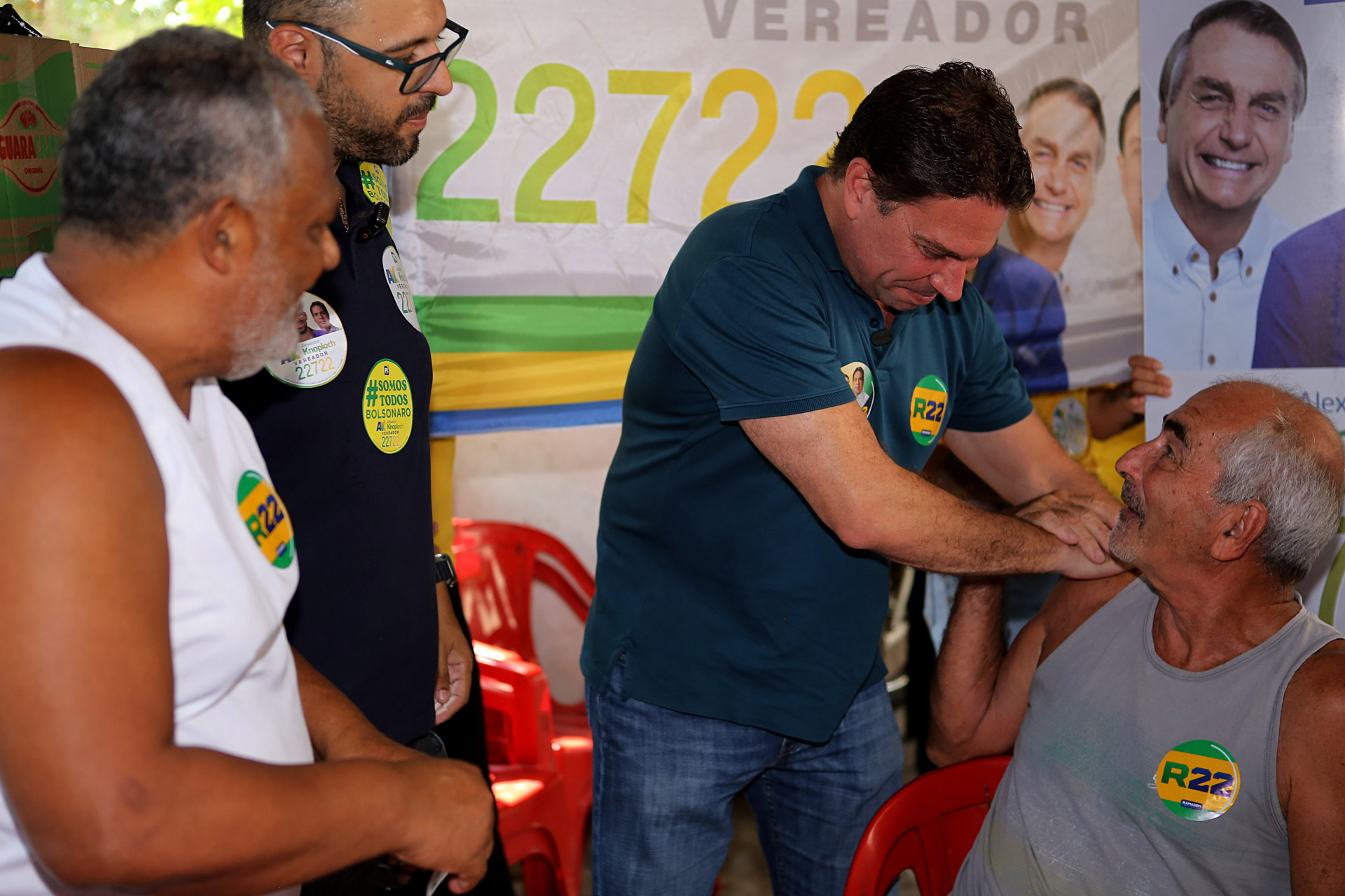 Alexandre Ramagem teve agenda, nesta sexta-feira (20), em Del Castilho, na Zona Norte - Divulgação