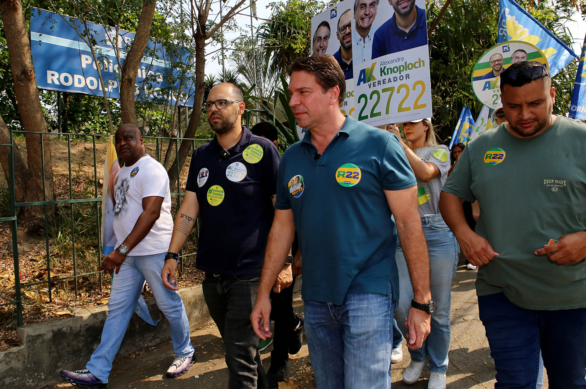 Alexandre Ramagem teve agenda, nesta sexta-feira (20), em Del Castilho, na Zona Norte - Divulgação