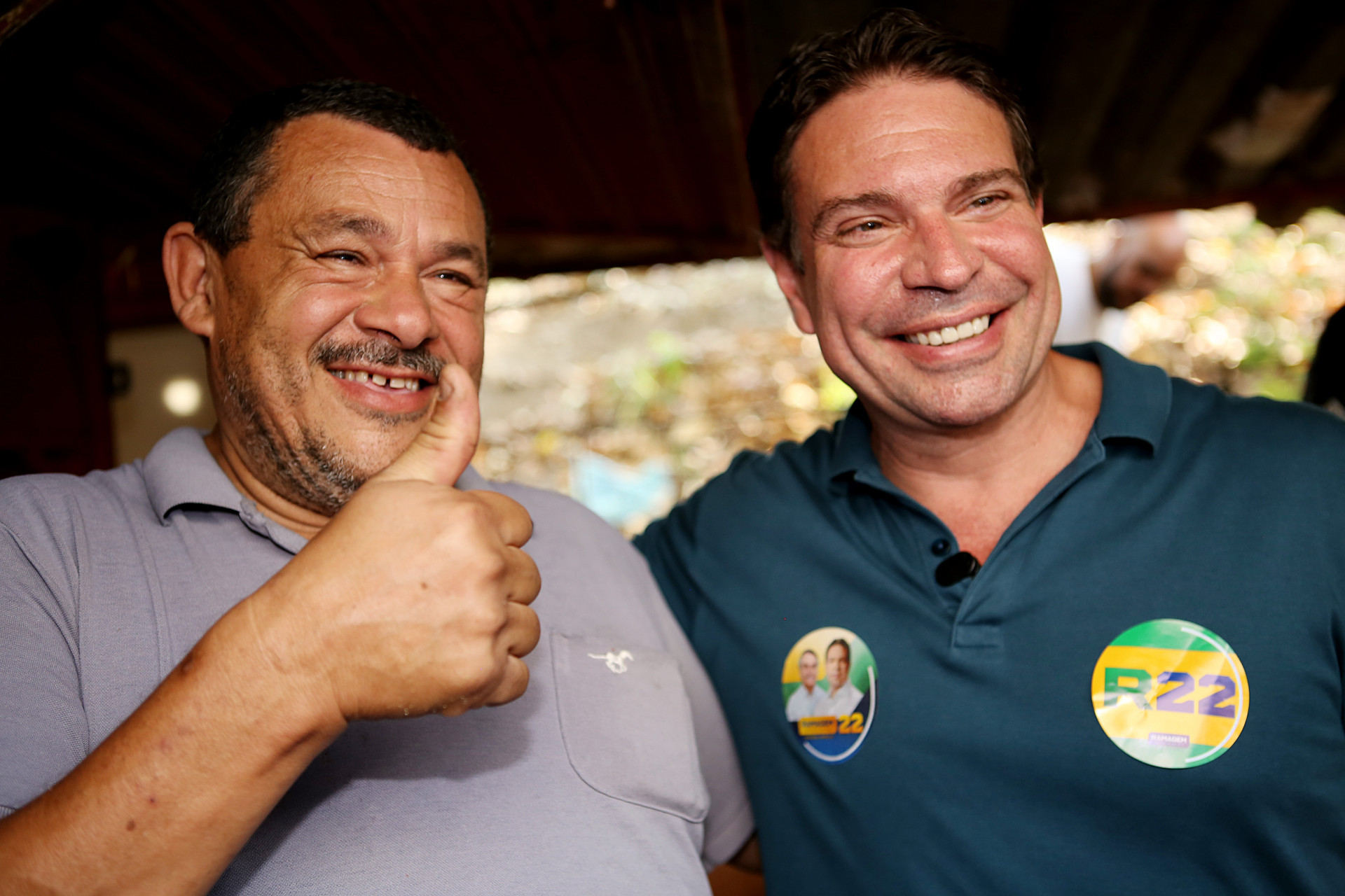 Alexandre Ramagem teve agenda, nesta sexta-feira (20), em Del Castilho, na Zona Norte - Divulgação