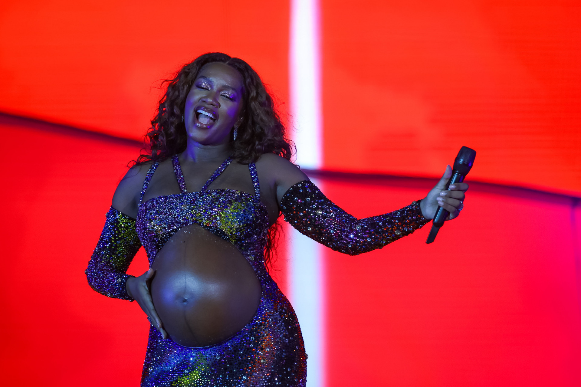 Iza canta no Palco Sunset do Rock in Rio - Renan Areias/Ag&ecirc;ncia O Dia