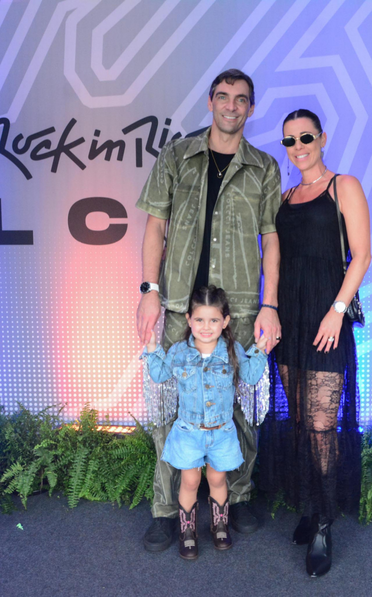 Giba chega em família no Rock in Rio