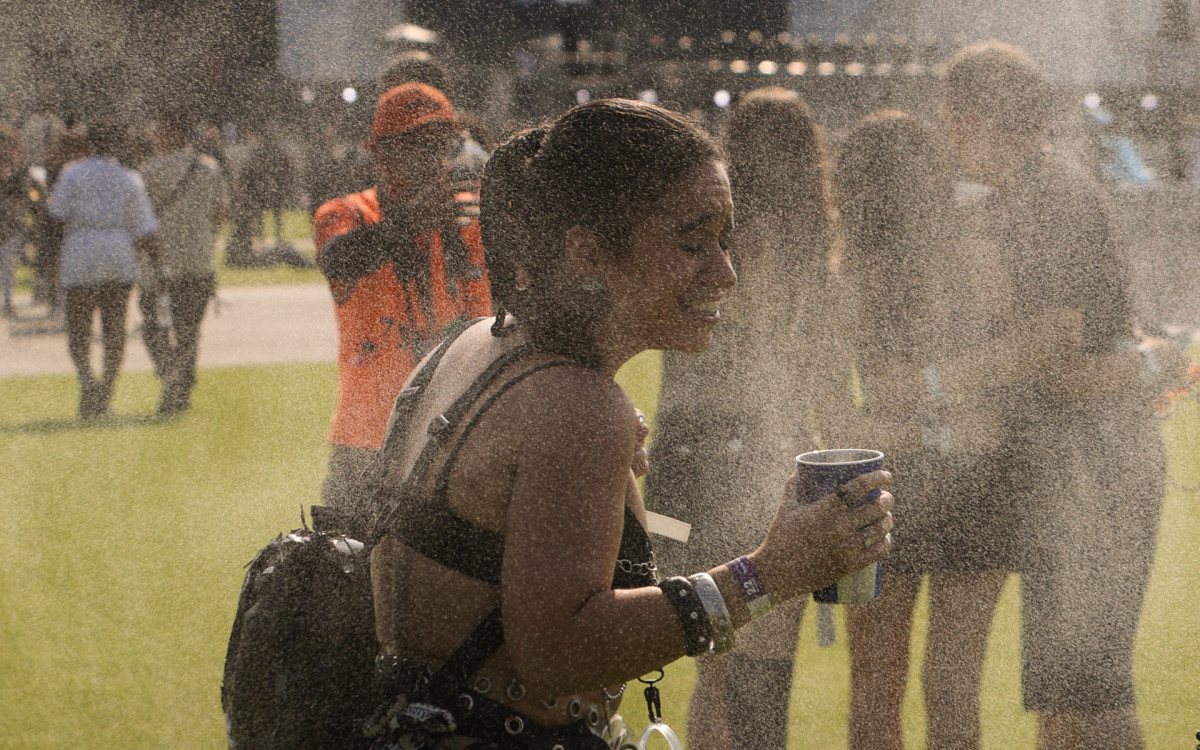 Rock in Rio 2024 - 40 anos - Movimentação de público - domingo(22) - Zona Oeste - Rio de Janeiro. - Renan Areias/Agência O Dia