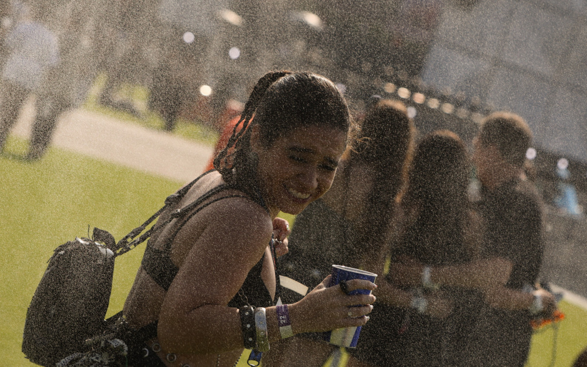 Rock in Rio 2024 - 40 anos - Movimentação de público - domingo(22) - Zona Oeste - Rio de Janeiro. - Renan Areias/Agência O Dia
