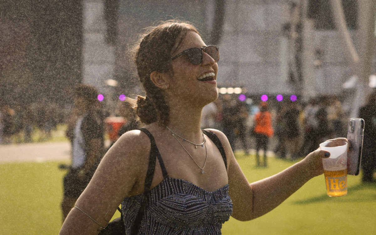 Rock in Rio 2024 - 40 anos - Movimentação de público - domingo(22) - Zona Oeste - Rio de Janeiro. - Renan Areias/Agência O Dia