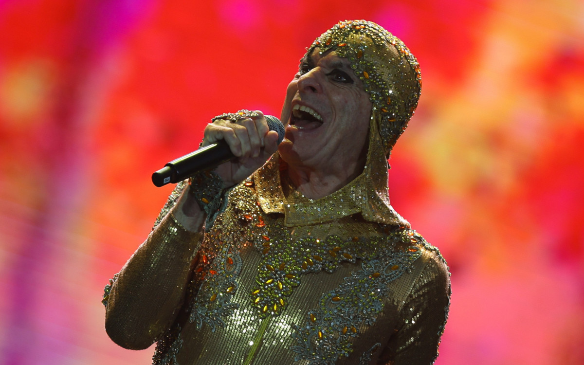 O cantor Ney Matogrosso no Rock in Rio - Renan Areias/Arquivo Agência O Dia