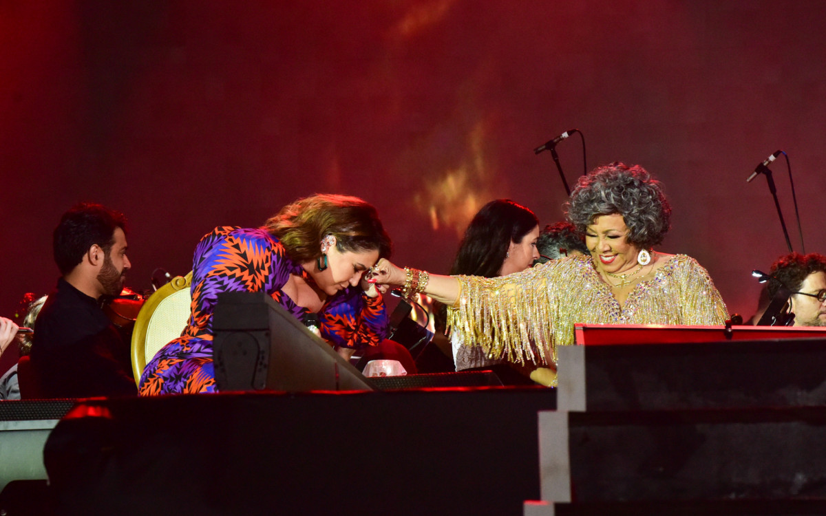 Alcione e Maria Ritano no Rock in Rio 2024