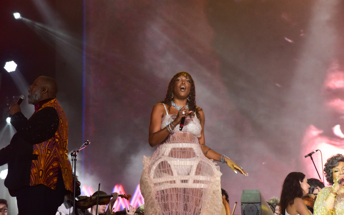 Majur no show em homenagem a Alcione no Rock in Rio 2024