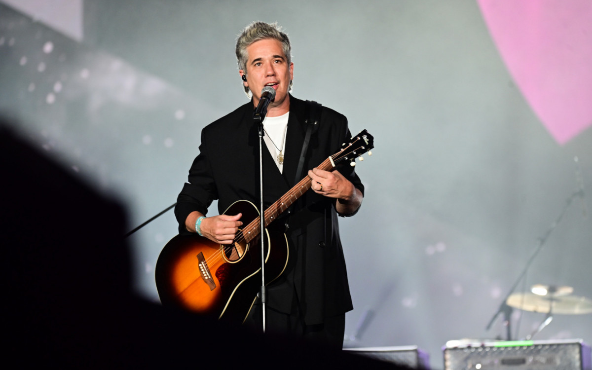 Rogério Flausino se apresenta no Palco Mundo do Rock in Rio