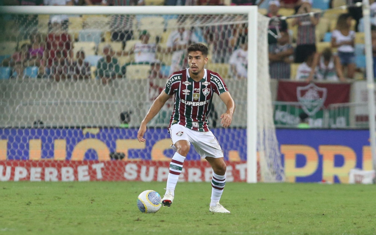 Nonato entrou no segundo tempo e saiu aos 40 minutos do clássico entre Fluminense e Botafogo - Divulgação / Fluminense