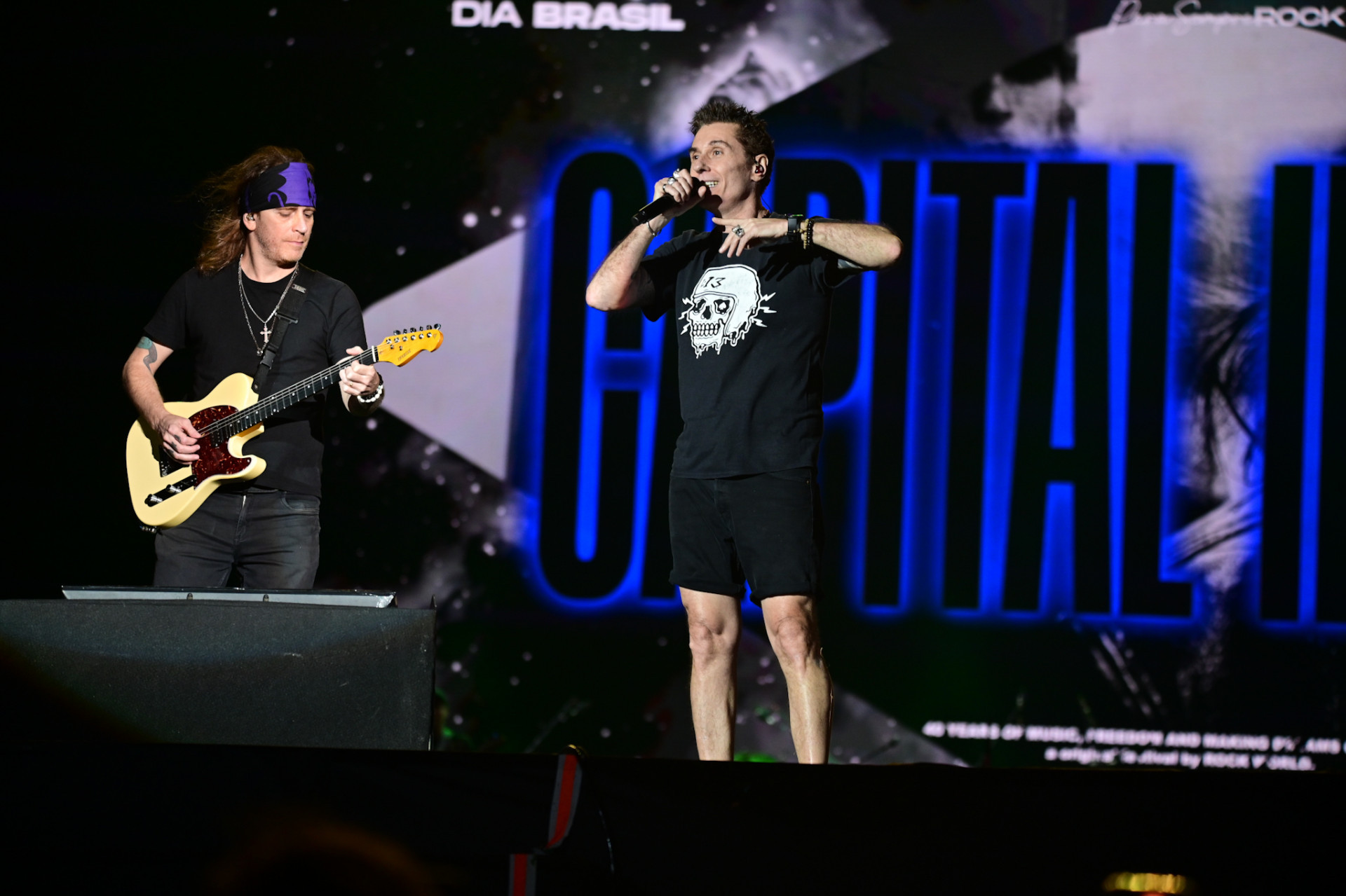 Capital Inicial se apresenta no Palco Mundo do Rock in Rio - Leo Franco / AgNews