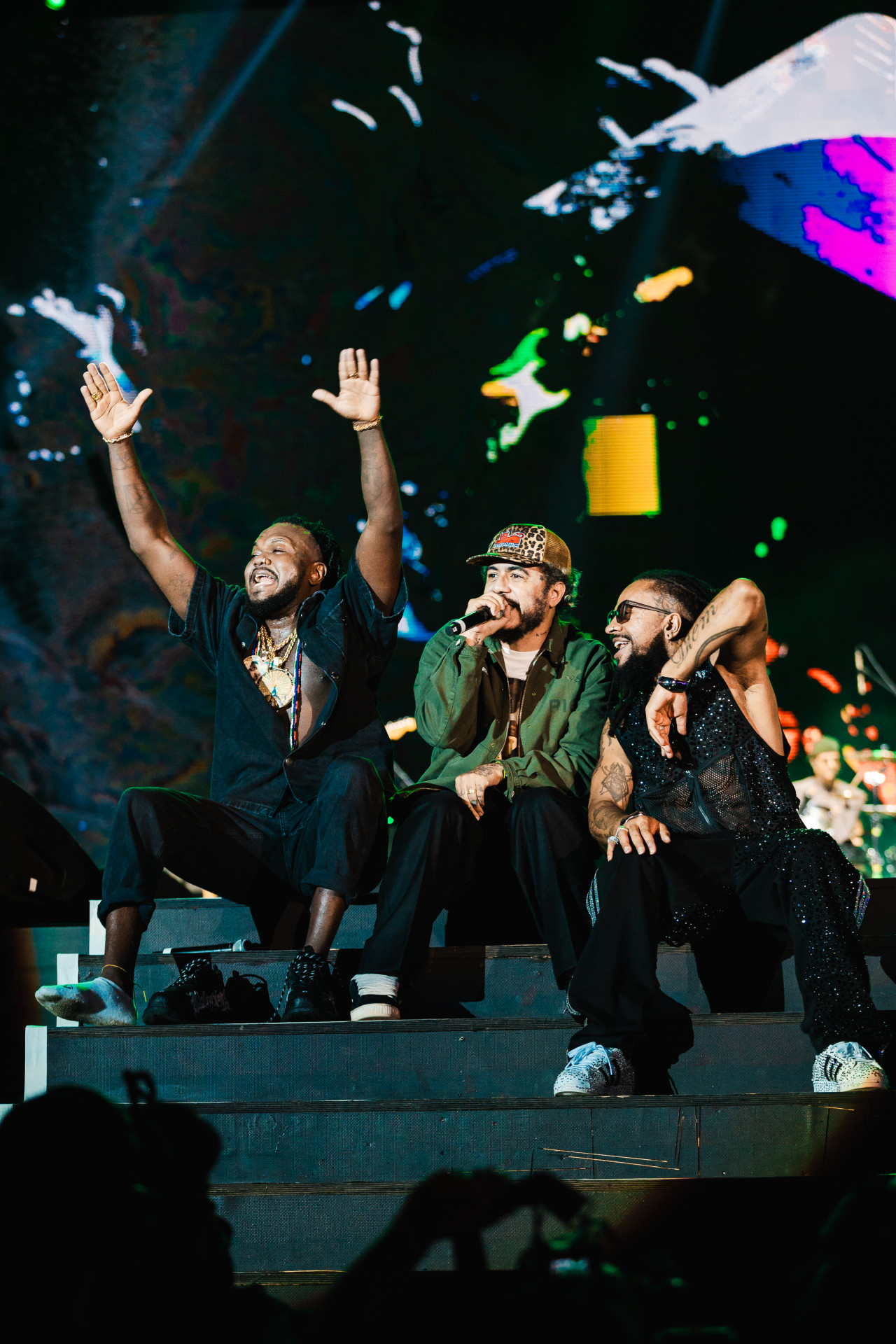Djonga, Marcelo D2 e Rael se apresentam no Palco Sunset do Rock in Rio - Fabiane Cintra / Divulgação / Rock in Rio
