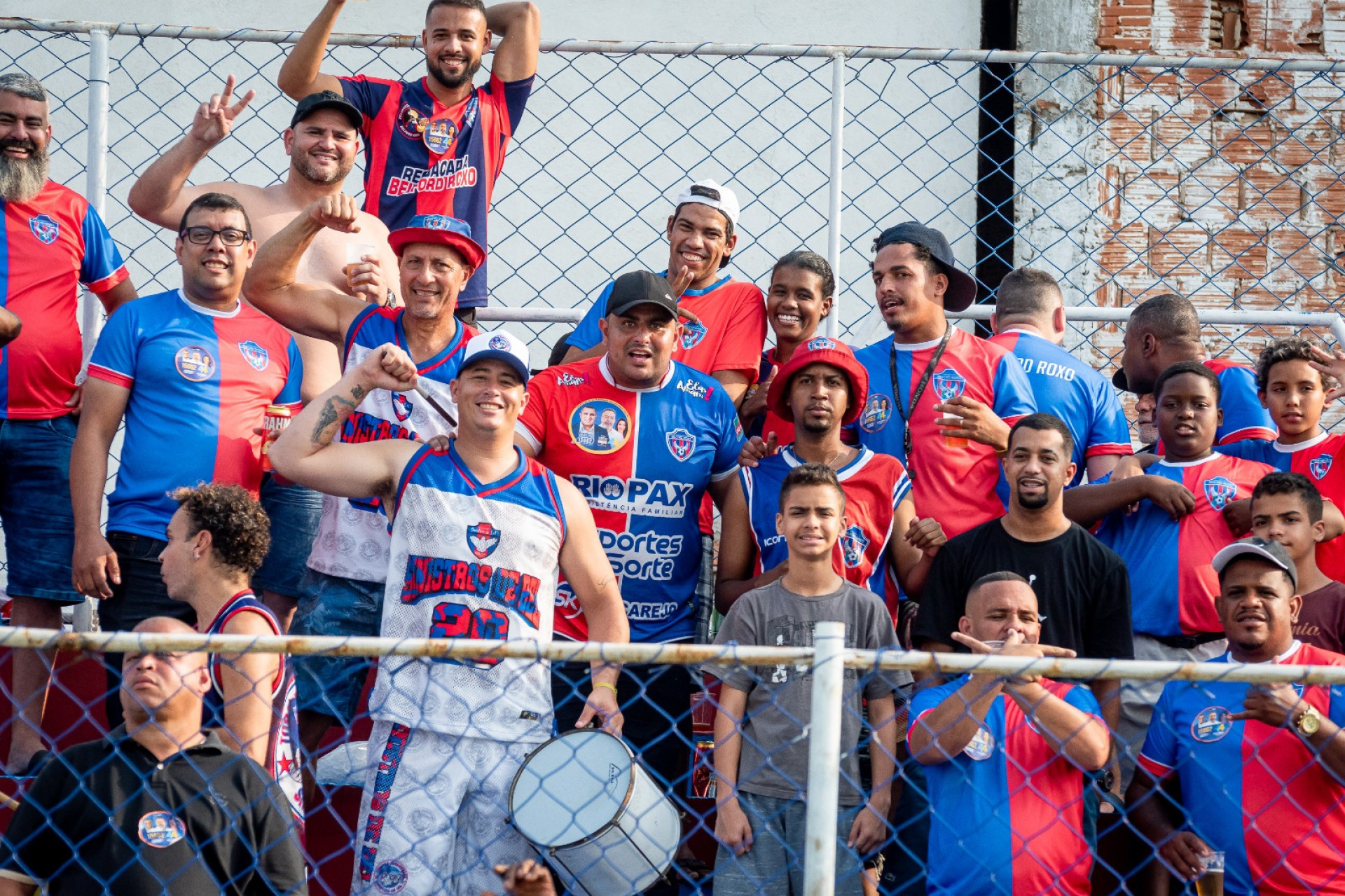 A torcida do Belford Roxo compareceu em bom número na partida de estreia da Série B1 do Cariocão - William Davoli / SEBR