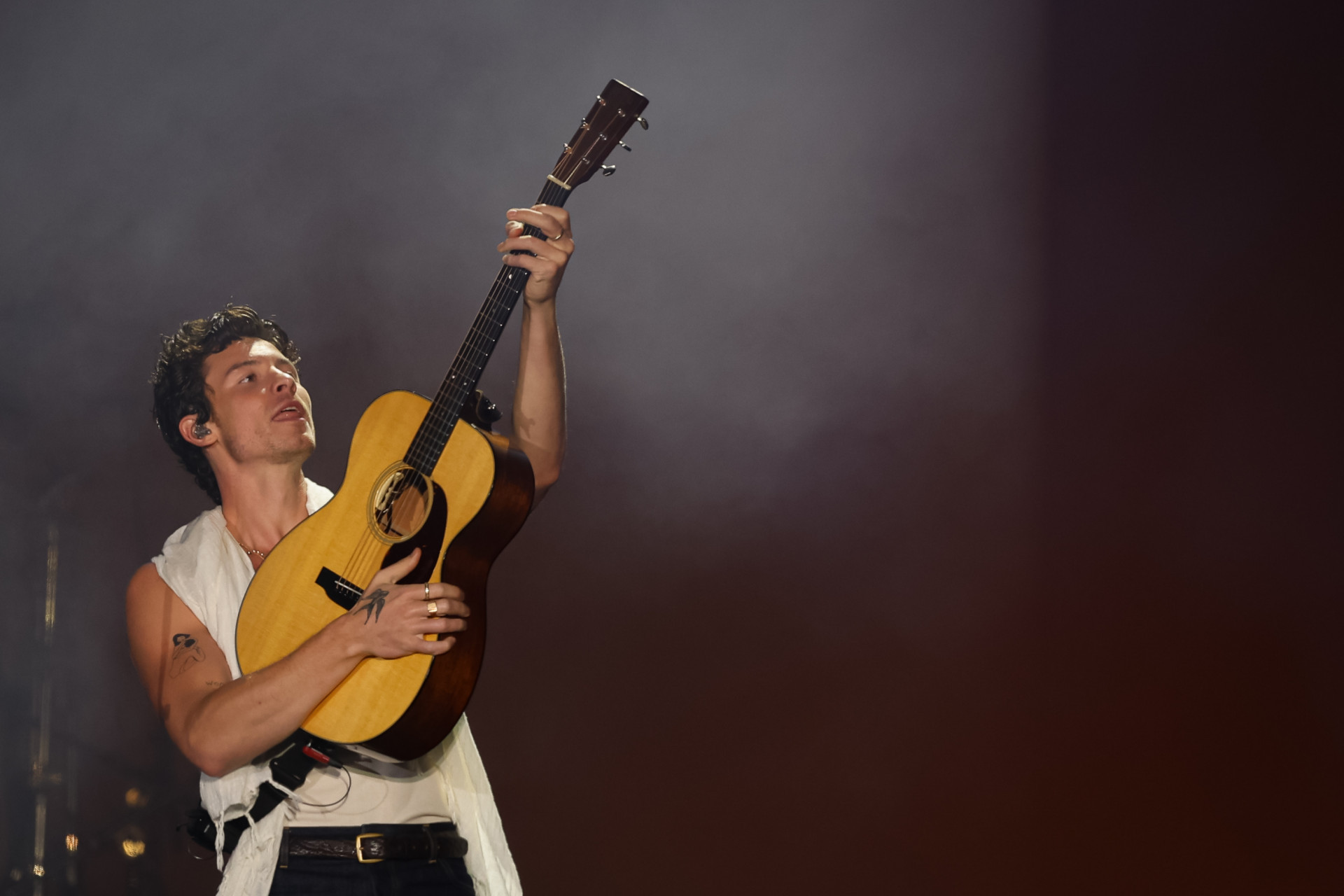 Shawn Mendes se apresenta no palco Mundo do Rock in Rio - Renan Areias / Agência O Dia