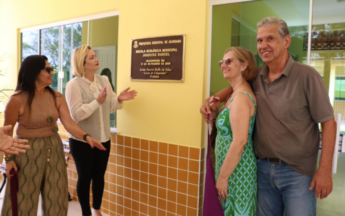 Inauguração Escola Municipal de Tempo Integral 100% Ecológica Joaquina Rangel