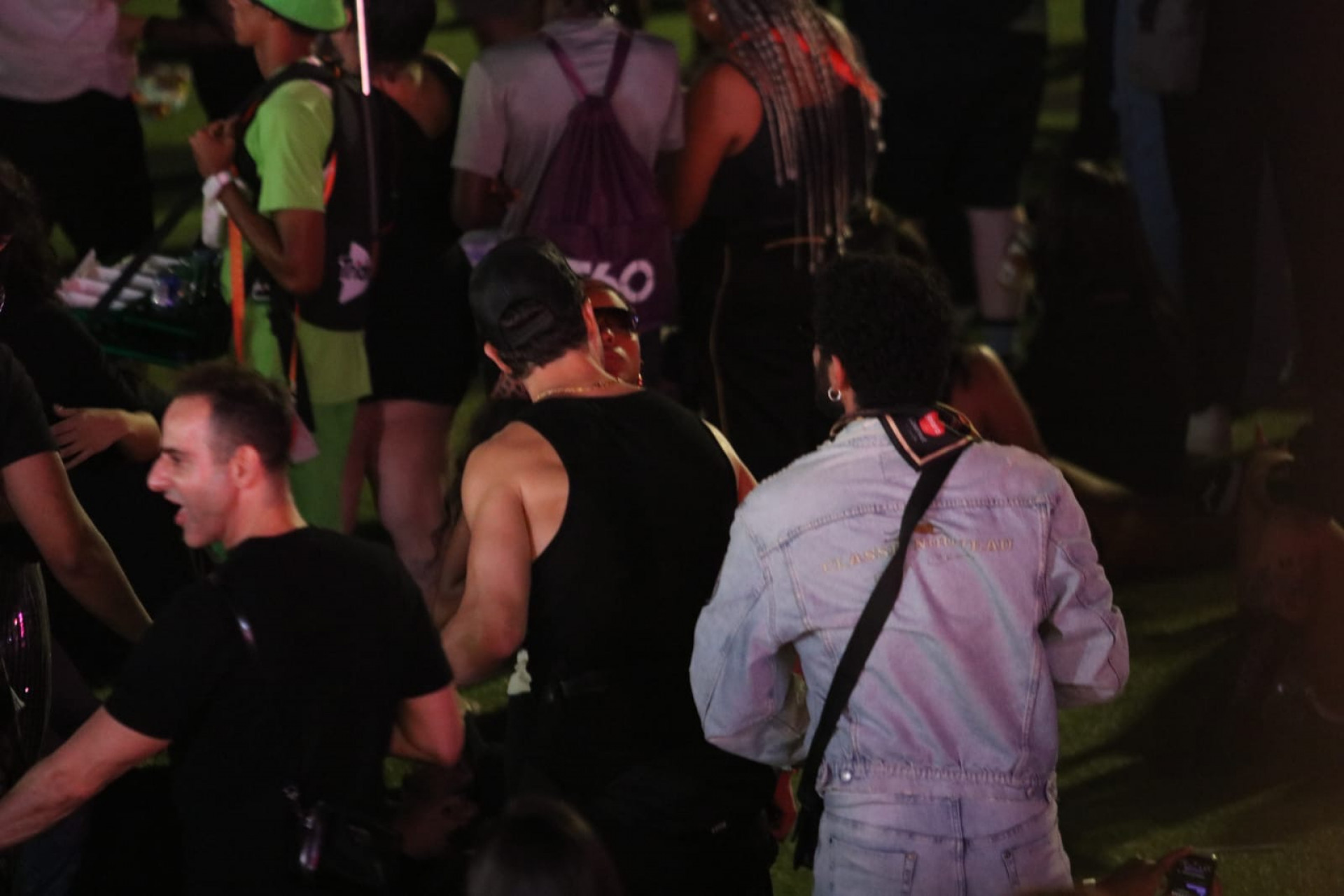 José Loreto e Duda Santos são clicados aos beijos no último dia de Rock in Rio - Claudio Andrade/AgNews